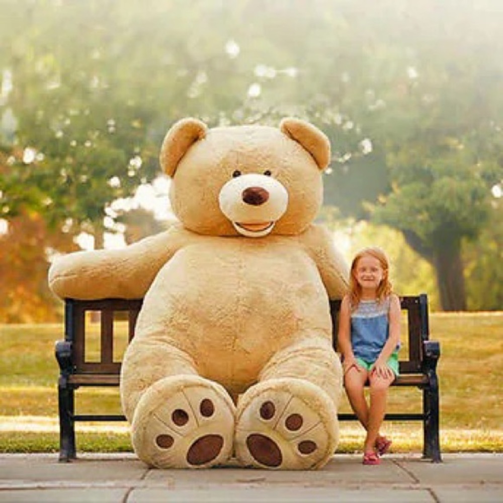 Giant CostCo Teddy Bear 93’!!New!!